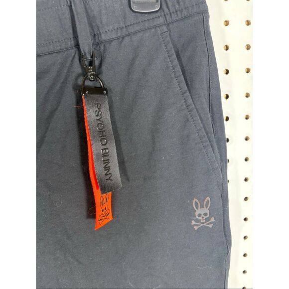 Psycho Bunny Madison Commuter Lightweight Stretch Waist Pant Black Size 34 - Picture 6 of 9